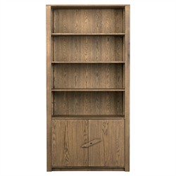 Bedford Rustic Lodge Natural Oak Bookcase