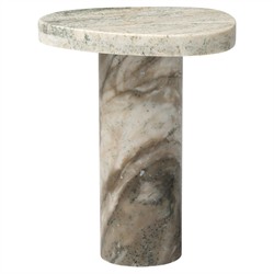 Zayden Modern Classic Beige Onyx End Table