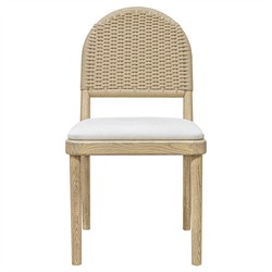 Dafny French Country Empire Camel Back Dining Arm Chair | Kathy