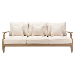 Camila Coastal Beach Beige Outdoor Sofa - 82"