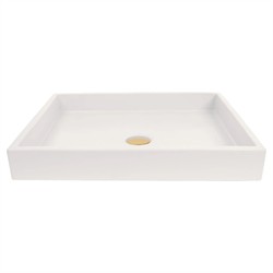 Juniper Modern Classic 20" Concrete Sink - White