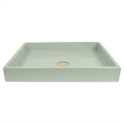Juniper Modern Classic 20" Concrete Sink - Pistachio