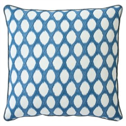 Felix Azure Blue Throw Pillow - 22x22