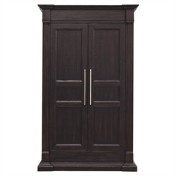 Siena Updated Traditional Dark Brown Oak Wardrobe