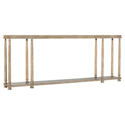Amaris Updated Traditional Light Brown Oak Console Table
