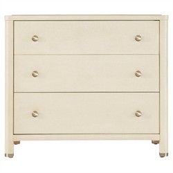 Elara Coastal Beach Cream Raffia Oak Dresser