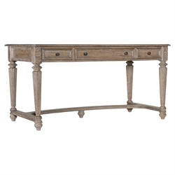 Michael Updated Traditional Brown Oak Writing Office Desk
