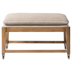 Eleanor Rodin Sand Stripe Accent Stool
