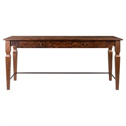 Galvin Brown Walnut Burl Desk