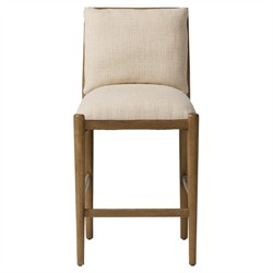 Gallagher Rustic Lodge Beige Performance Counter Stool