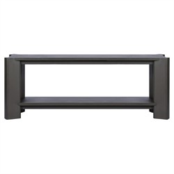 Soho Modern Classic Bronze Aluminum Rectangular Outdoor Console Table