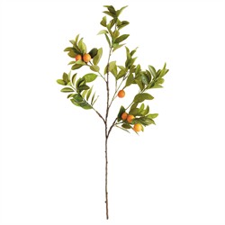 Calais French Country Faux Orange Branches - Set of 2