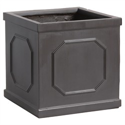Laura French Country Antique Black Box Pot - Small