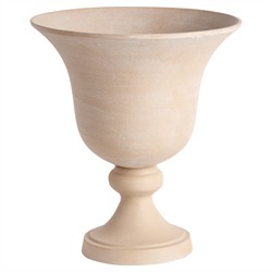 Ernesto Updated Traditional Cream Decorative Table Vase - Small