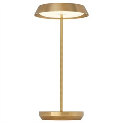 Tepa Modern Classic Natural Brass Rechargeable Outdoor Table Lamp