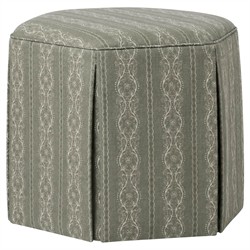 Rafaela Basil Stripe Ottoman