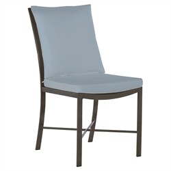 Monaco French Country Blue Sunbrella Outdoor Dining Chair