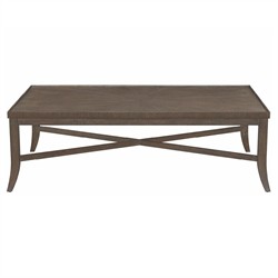 Shara Updated Traditional Brown Oak Rectangular Coffee Table