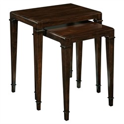 Addison Modern Classic Dark Brown Mahogany Rectangular Nesting Tables