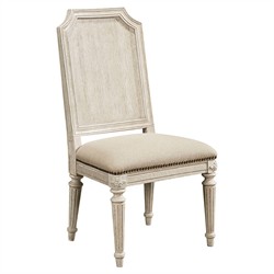 Maxwell Updated Traditional Beige Wood Dining Chair - Set of 2