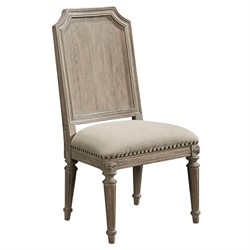 Maxwell Updated Traditional Brown Wood Dining Chair - Set of 2