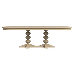 Eren Traditional Light Brown Wood Rectangular Extendable Dining Table - 82-102"