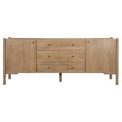 Joffrey Updated Traditional Brown Wood Sideboard