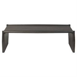 Genesis Rustic Lodge Black Oak Rectangular Coffee Table