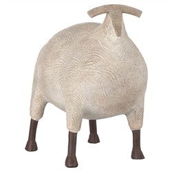 Vernie French Country Beige Ram Figurine