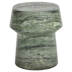 Ariston Modern Classic Sage Green Concrete End Table
