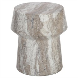 Ariston Modern Classic Sand Beige Concrete End Table