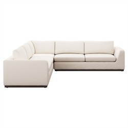 Stanley Modern Classic Cream Crypton Corner Sectional - 120"