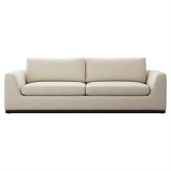 Stanley Modern Classic Beige Sofa - 98"