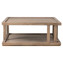 Cally Modern Classic Natural Oak Square Coffee Table