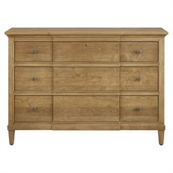 【極美品】Drawer リバー ノーカラーコート　36　大人気　定価16万 Worlds Away Maren Regency White Linen Clear Acrylic Handles Wood