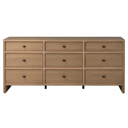 Melanie Updated Traditional Brown Oak Dresser | Kathy Kuo Home Melanie Updated Traditional Brown Oak Dresser | Kathy Kuo Home
