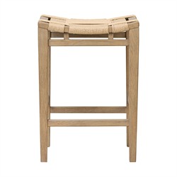 Clia Modern Classic Cream Performance Natural Oak Counter Stool