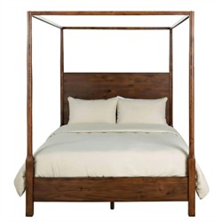 Century Southport Rustic Lodge Brown Acacia Wood Frame 4 Poster