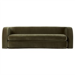 Miko Modern Classic Heirloom Cigar Leather Sofa - 95