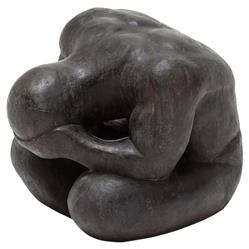 Mann Antique Bronze Figurine