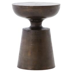 Ozera Global Antique Rust End Table