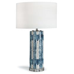 Mali Coastal Ceramic Indigo Table Lamp