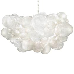 Muriel Clear Resin Bubbled Chandelier