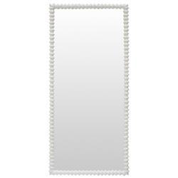 Clyde Global Bazaar White Resin Floor Mirror