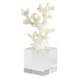 Kailua Coastal Beach White Coral Crystal Cube Sea Sculpture
