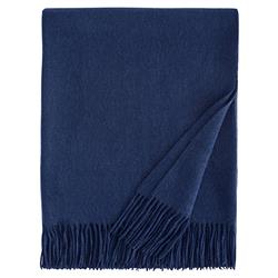 Sferra Dorsey Modern Classic Midnight Cashmere Throw Blanket