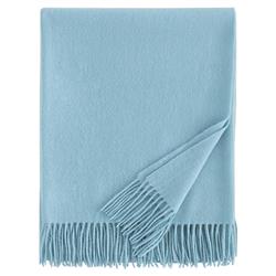 Sferra Dorsey Modern Classic Sky Cashmere Throw Blanket
