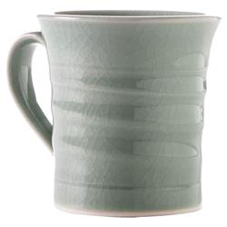 Simon Pearce Modern Classic Belmont Crackle Celadon Stoneware Mug