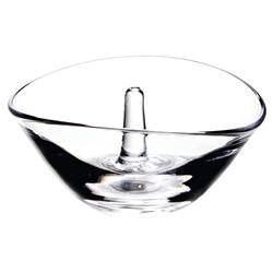 Simon Pearce Modern Classic Champlain Glass Ring Holder|