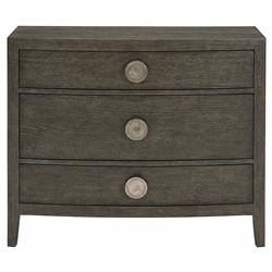 Landon Modern Masculine Charcoal Brown Wood Dresser